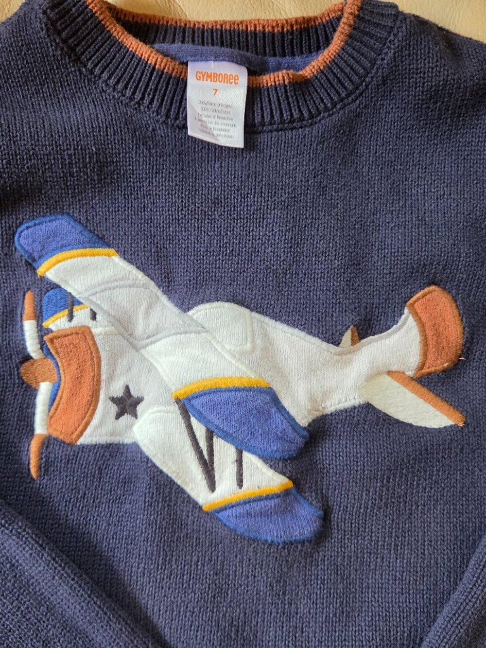 Boys Gymboree Airplane s 7 and Firetruck s 8 Sweaters